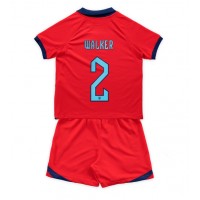 Camisa de time de futebol Inglaterra Kyle Walker #2 Replicas 2º Equipamento Infantil Mundo 2022 Manga Curta (+ Calças curtas)